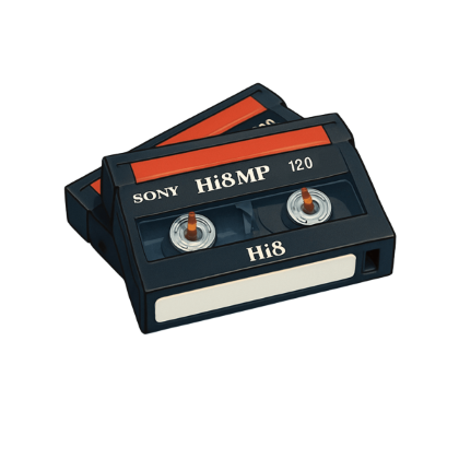 Hi8 a Video8 ze Sony